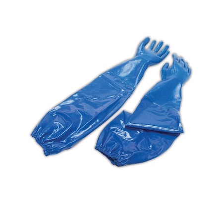 North By Honeywell Chemical Resistant Gloves, Blue, 10, 1 PR NK803ES/10
